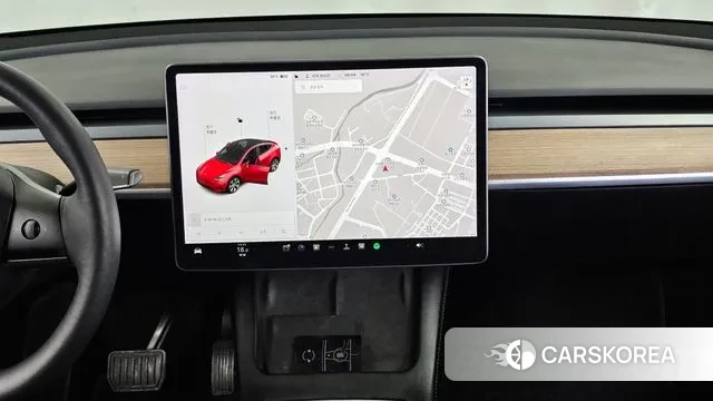 Tesla Model Y 2021 Красный из Кореи, фото 5