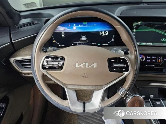 Kia K8 Hybrid 2021 Черный из Кореи, фото 5