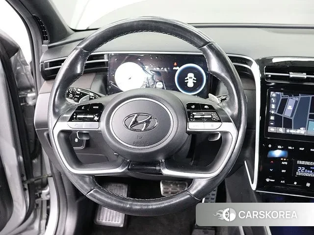 Hyundai Tucson (NX4) 2022 Серебристо-серый из Кореи, фото 5