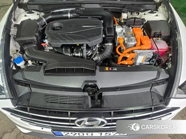 Hyundai Sonata Hybrid (DN8) 2021 Белый из Кореи, фото 5