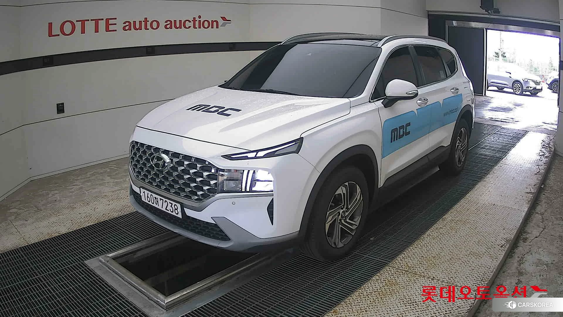 Hyundai Santa Fe 2021 White cream (optional) из Кореи, фото 5