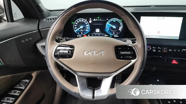 Kia K8 Hybrid 2021 Темно-зеленый из Кореи, фото 5