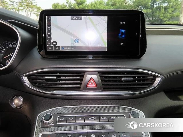 Hyundai The New Santa Fe 2022 Черный из Кореи, фото 5