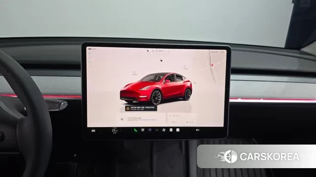 Tesla Model Y 2024 Красный из Кореи, фото 5