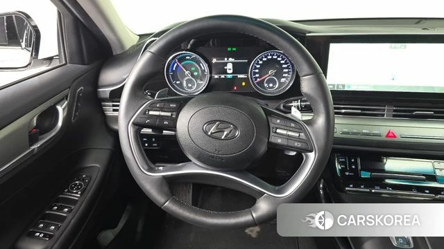 Hyundai The New Grandeur IG Hybrid 2021 Белый из Кореи, фото 5