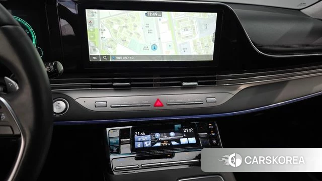 Hyundai The New Grandeur IG Hybrid 2022 Серый из Кореи, фото 5