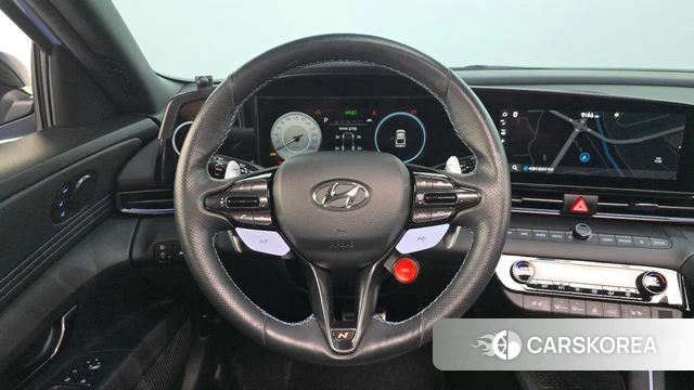 Hyundai Avante (CN7) 2022 Небесно-голубой из Кореи, фото 5