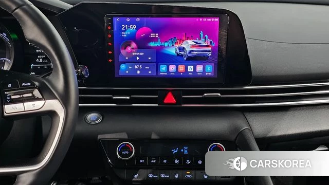 Hyundai Avante Hybrid (CN7) 2023 Белый из Кореи, фото 5