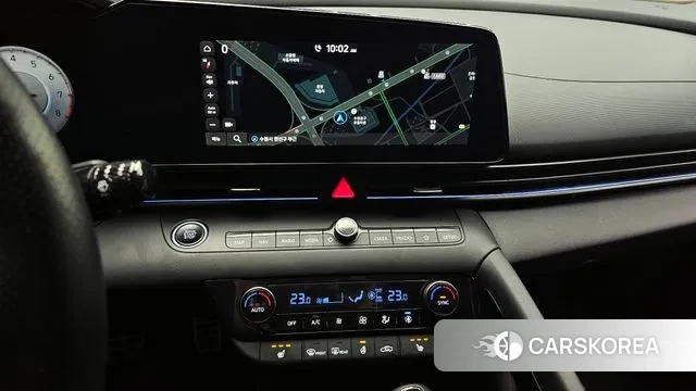 Hyundai The New Avante (CN7) 2023 Небесно-голубой из Кореи, фото 5