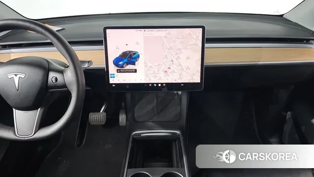 Tesla Model Y 2022 Синий из Кореи, фото 5
