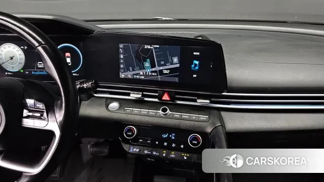 Hyundai Avante Hybrid (CN7) 2020 Белый из Кореи, фото 5