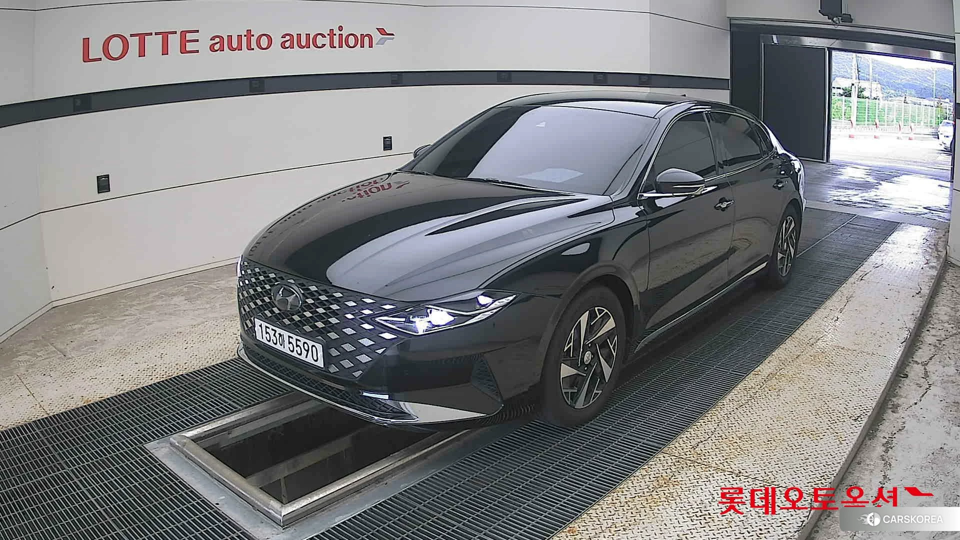 Hyundai Grandeur Hybrid 2021 Midnight Black из Кореи, фото 5