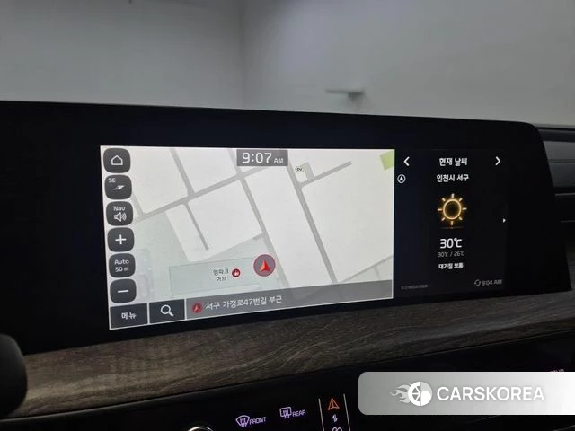 Kia K8 Hybrid 2022 Черный из Кореи, фото 5
