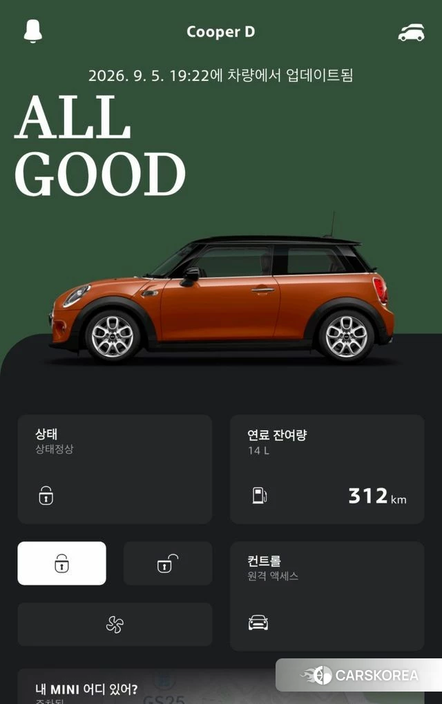 Mini Cooper D 2019 Оранжевый из Кореи, фото 5