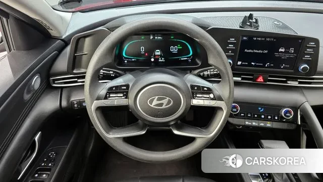 Hyundai The New Avante Hybrid (CN7) 2023 Красный из Кореи, фото 5