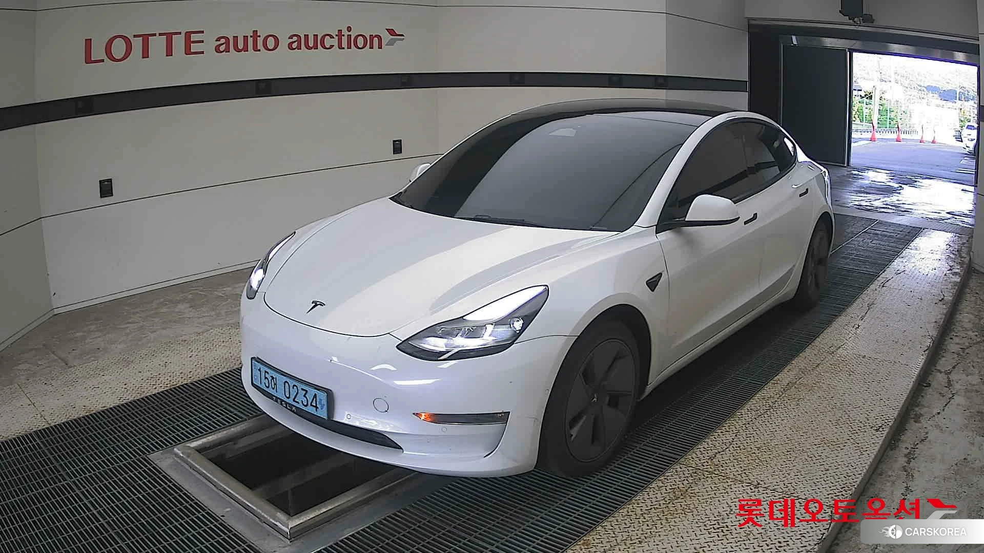 Tesla Model 3 Long Range 2022 Pearl White Multi-coat из Кореи, фото 5