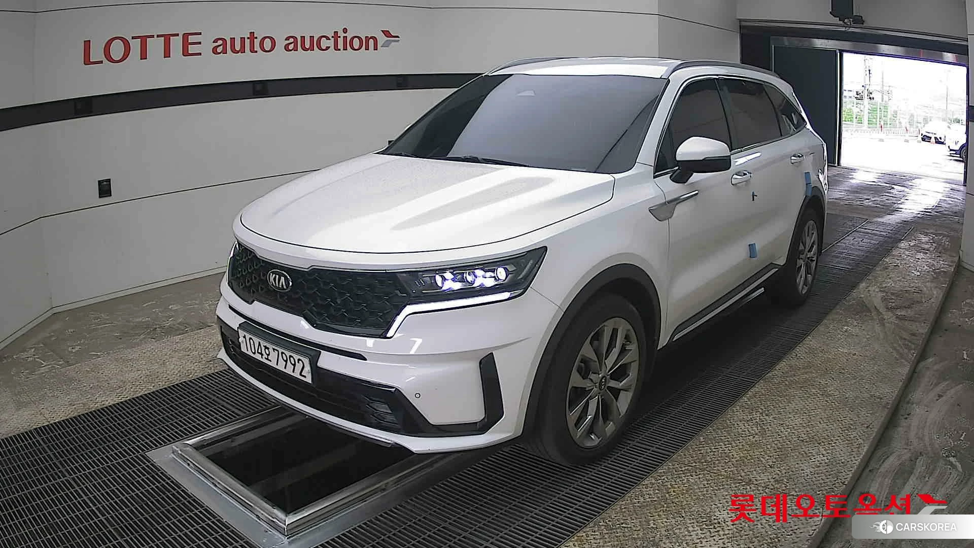 Kia Sorento 2021 Snow White Pearl (optional) из Кореи, фото 5