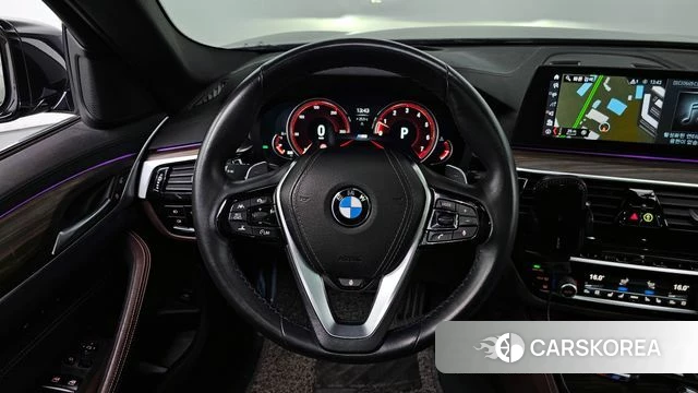 BMW 5 Series (G30) 2018 Синий из Кореи, фото 5