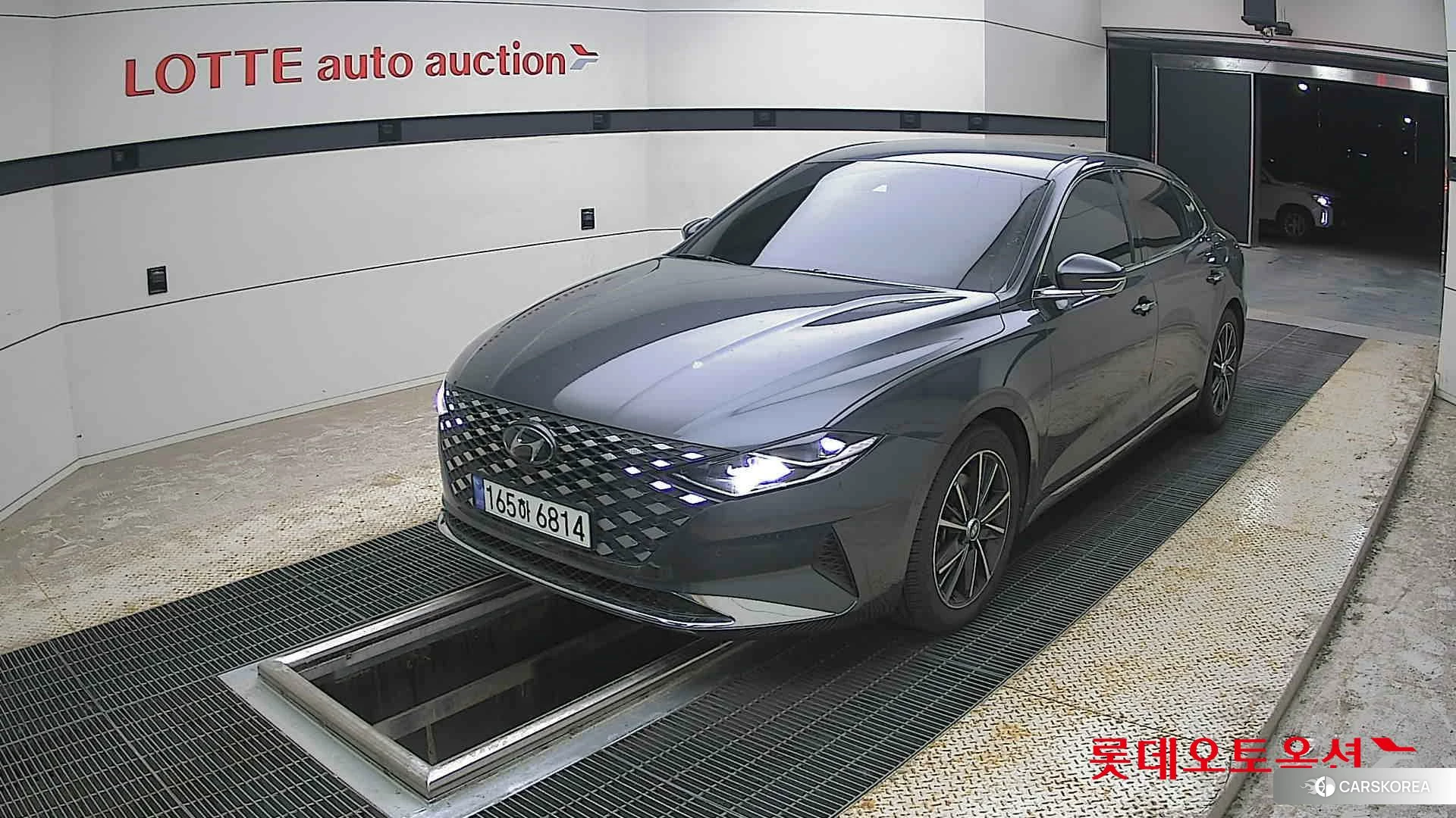 Hyundai Grandeur 2022 Nocturne Grey Metallic из Кореи, фото 5