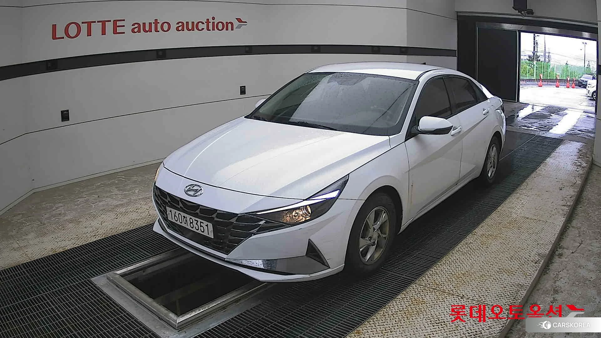 Hyundai Avante 2021 Polar White из Кореи, фото 5