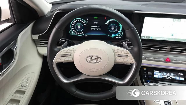 Hyundai The New Grandeur IG Hybrid 2022 Белый из Кореи, фото 5