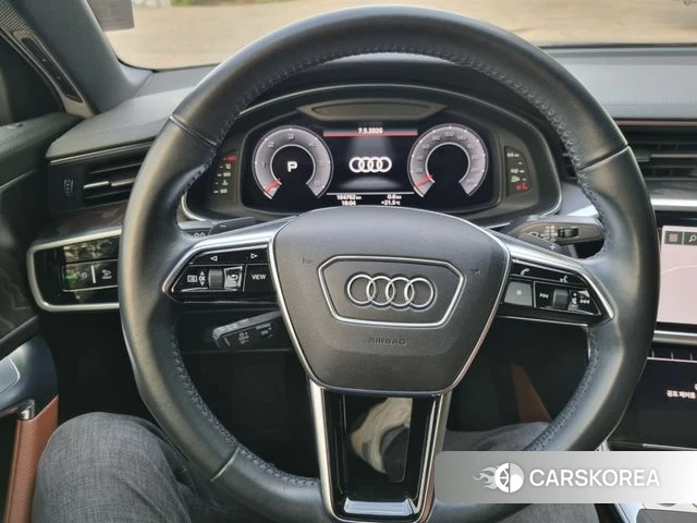 Audi A6 (C8) 2020 Серебристо-серый из Кореи, фото 4