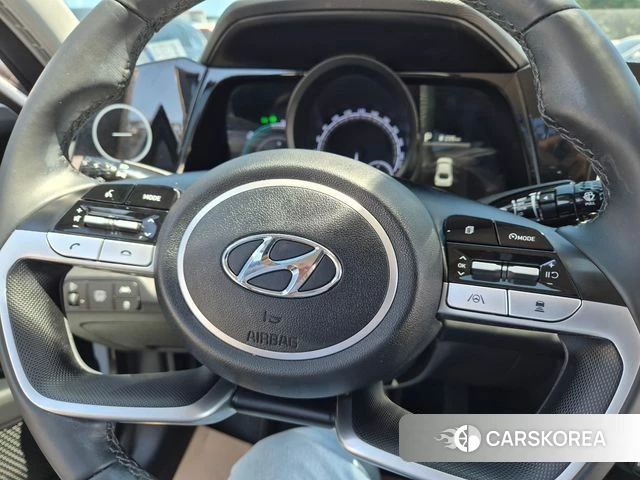 Hyundai Avante Hybrid (CN7) 2022 Белый из Кореи, фото 5