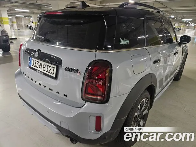 Mini Cooper S Countryman 2022 Небесно-голубой из Кореи, фото 5