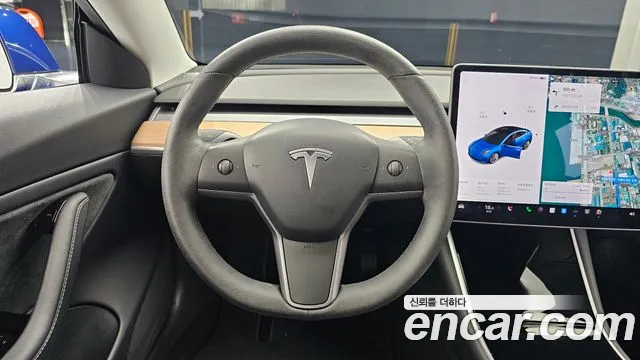 Tesla Model 3 2020 Синий из Кореи, фото 5