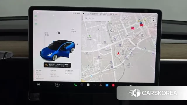 Tesla Model 3 2021 Синий из Кореи, фото 5