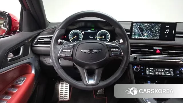 Genesis The New G70 2024 Красный из Кореи, фото 5