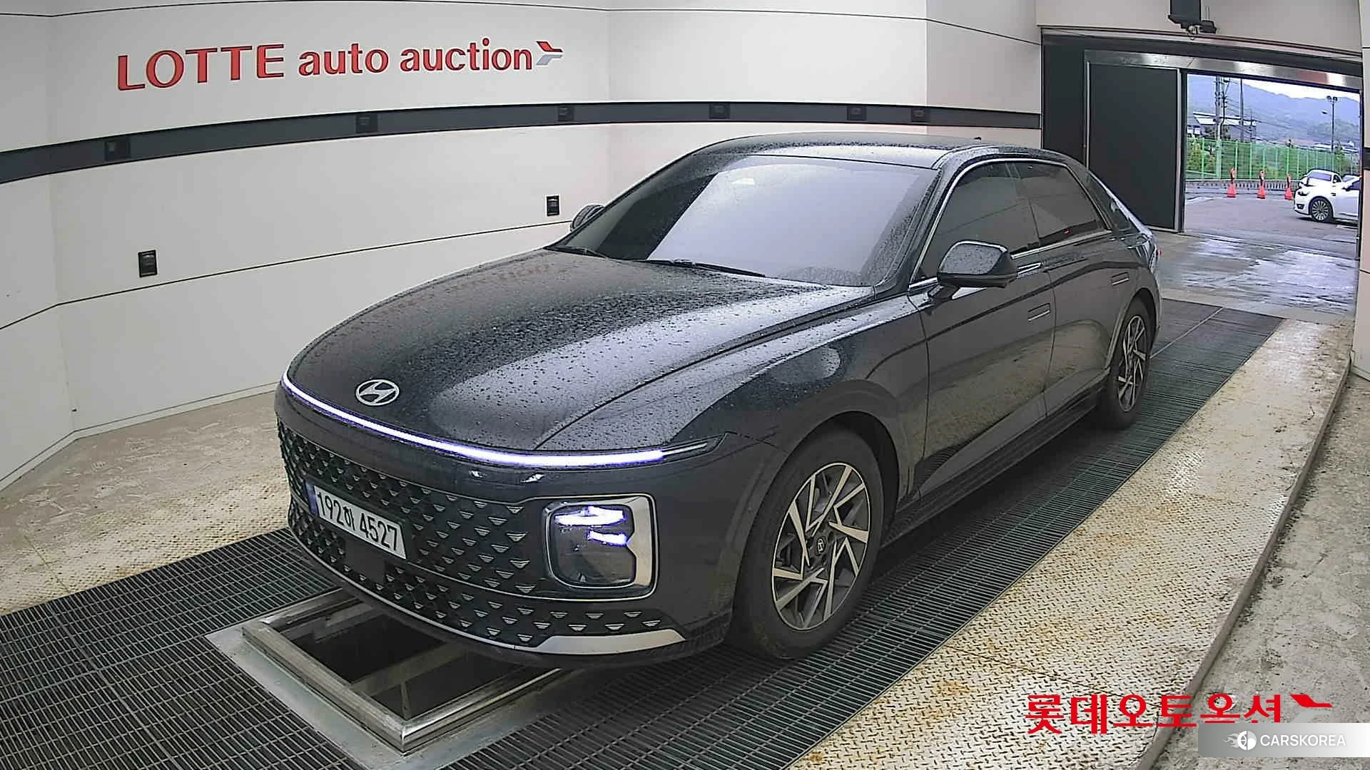 Hyundai Grandeur 2023 Biophilic Blue Pearl из Кореи, фото 5