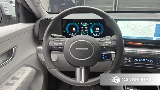 Hyundai Kona Hybrid (SX2) 2023 Небесно-голубой из Кореи, фото 5