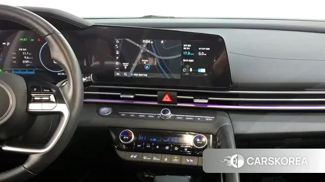 Hyundai Avante Hybrid (CN7) 2022 Серый из Кореи, фото 5