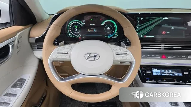 Hyundai The New Grandeur IG Hybrid 2021 Белый из Кореи, фото 5