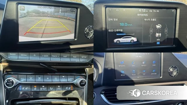 Hyundai Grandeur IG Hybrid 2018 Белый из Кореи, фото 5