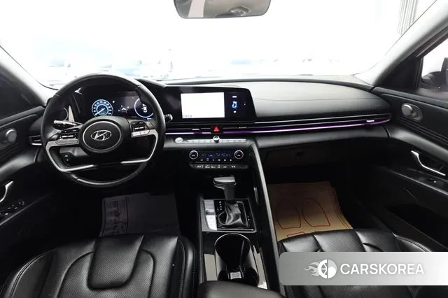 Hyundai Avante Hybrid (CN7) 2022 Белый из Кореи, фото 5