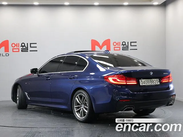 BMW 5 Series (G30) 2019 Синий из Кореи, фото 5