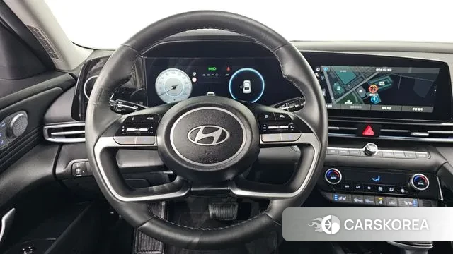 Hyundai The New Avante (CN7) 2024 Темно-зеленый из Кореи, фото 5