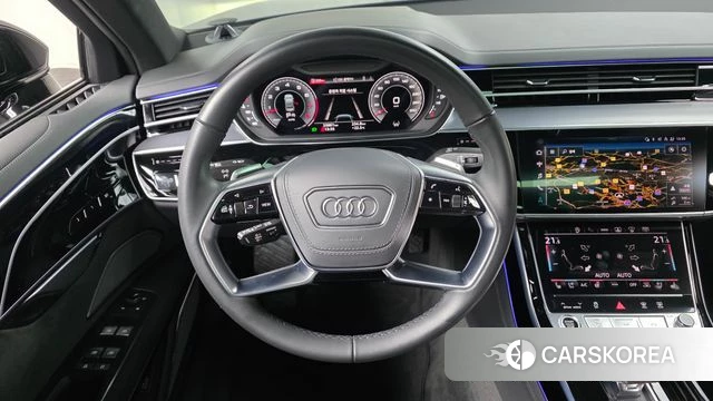 Audi A8 (D5) 2021 Черный из Кореи, фото 5