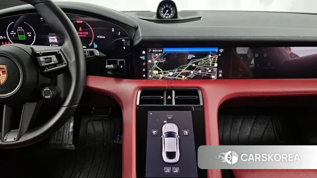 Porsche Taycan 2024 Небесно-голубой из Кореи, фото 5