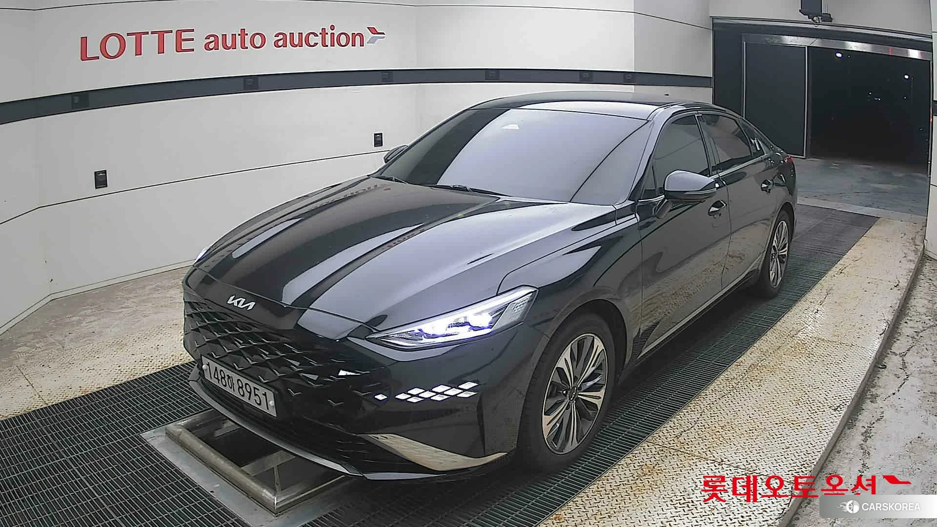 Kia K8 Hybrid 2022 Aurora Black Pearl из Кореи, фото 5