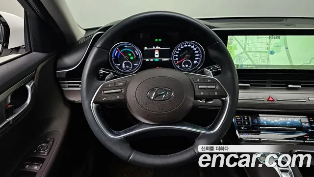 Hyundai The New Grandeur IG Hybrid 2021 Белый из Кореи, фото 5