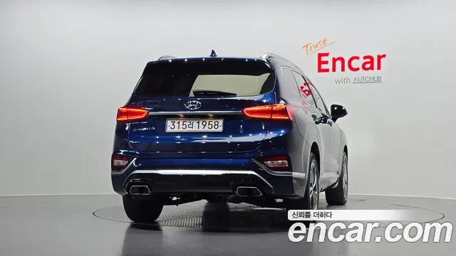 Hyundai Santa Fe TM 2020 Синий из Кореи, фото 5