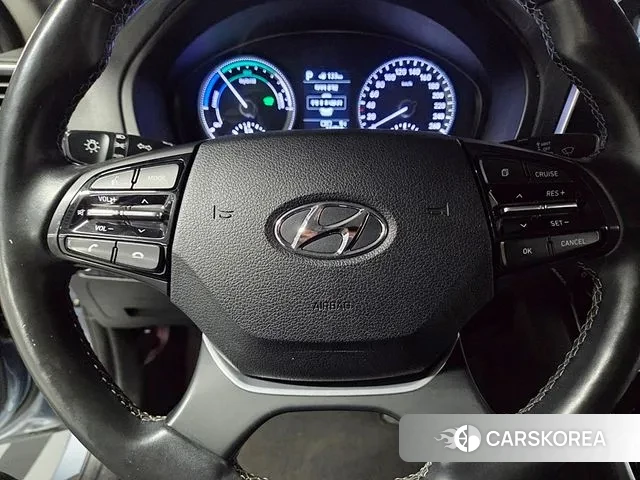 Hyundai Grandeur IG Hybrid 2018 Небесно-голубой из Кореи, фото 5