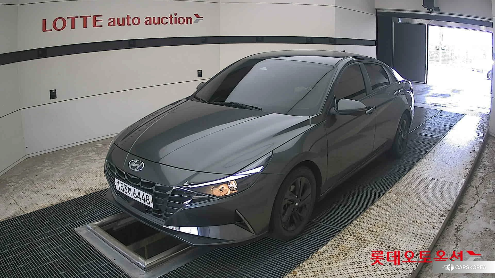 Hyundai Avante Hybrid 2021 Amazon Gray из Кореи, фото 5