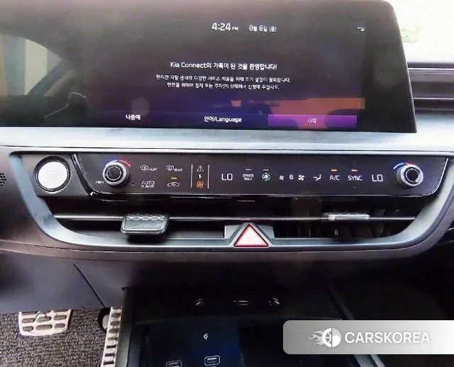 Kia K8 Hybrid 2021 Черный из Кореи, фото 5