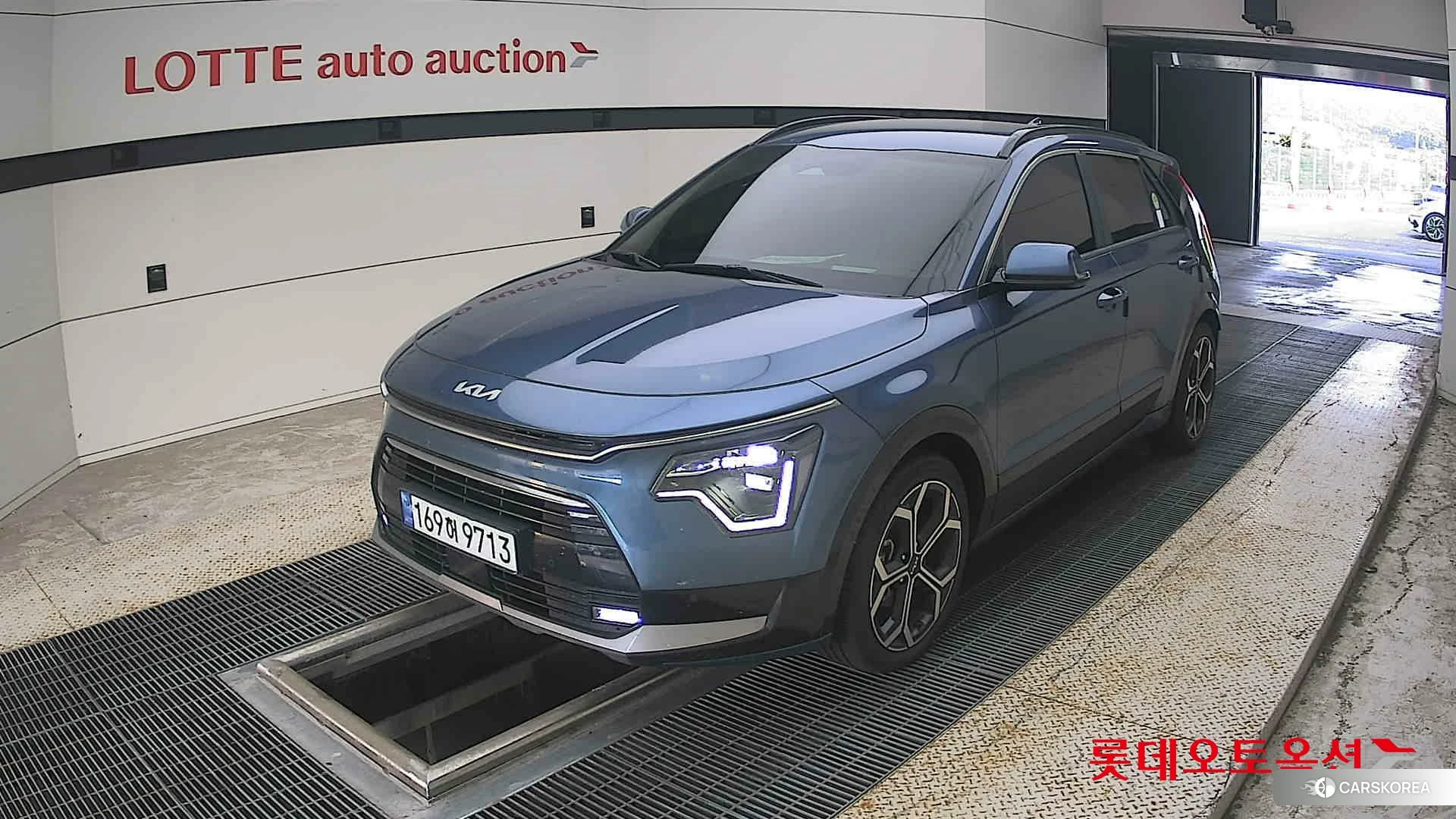 Kia Niro Hybrid 2022 Mineral Blue из Кореи, фото 5