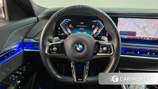 BMW 7 Series (G70) 2023 Черный из Кореи, фото 5
