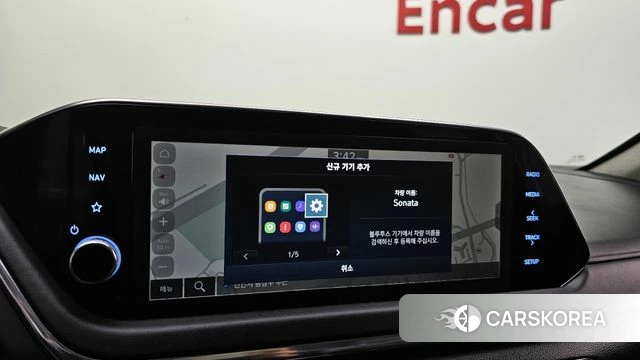 Hyundai Sonata Hybrid (DN8) 2022 Белый из Кореи, фото 5